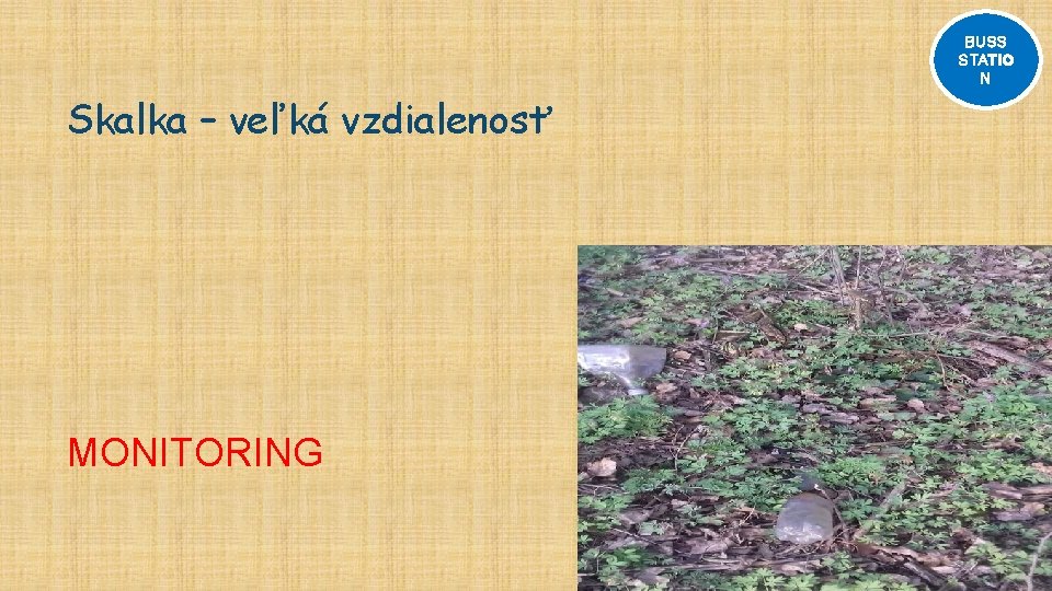 BUSS STATIO N Skalka – veľká vzdialenosť MONITORING 