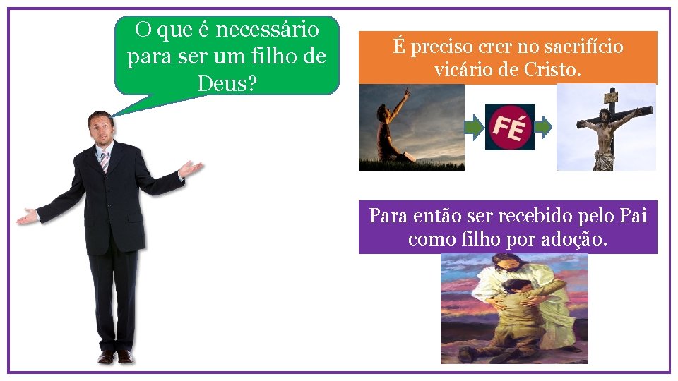 O que é necessário para ser um filho de Deus? É preciso crer no