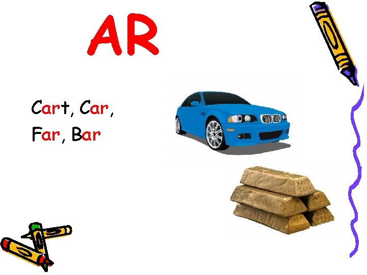 AR Cart, Car, Far, Bar 