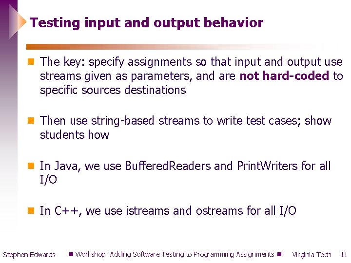 Lets discuss Questions about this example Questions about