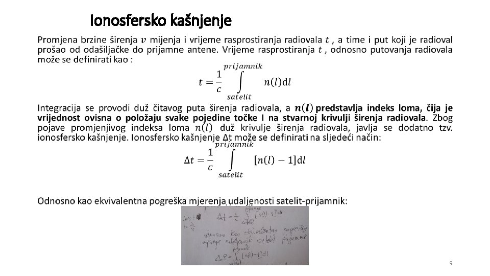 Ionosfersko kašnjenje • 9 