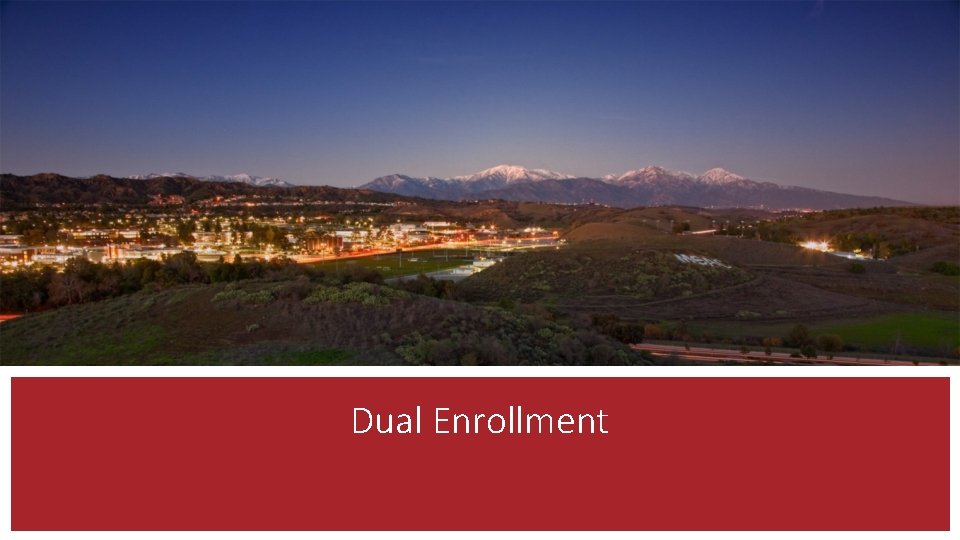 Dual Enrollment 