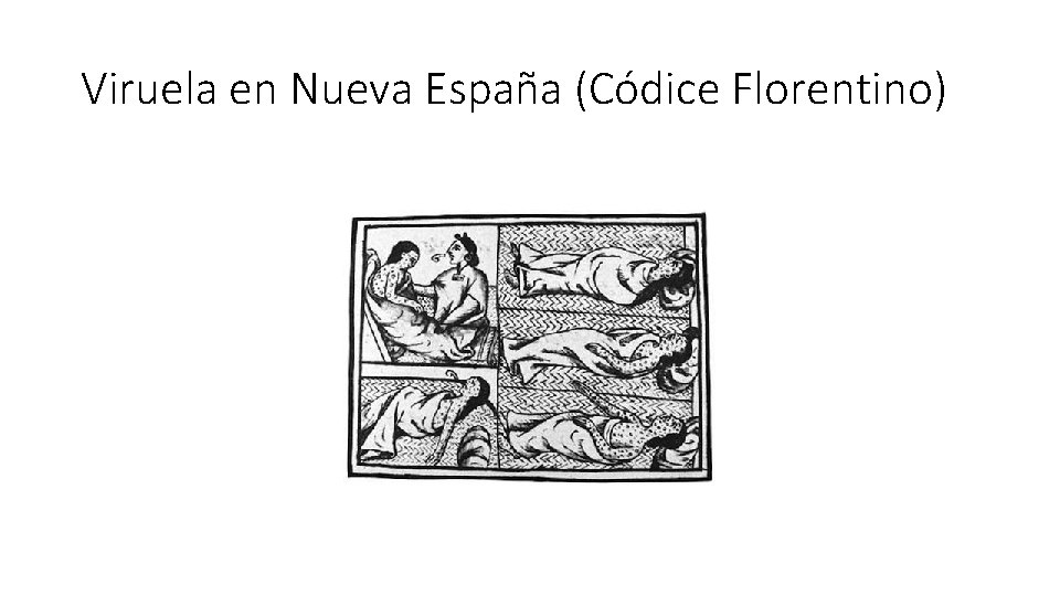 Viruela en Nueva España (Códice Florentino) 
