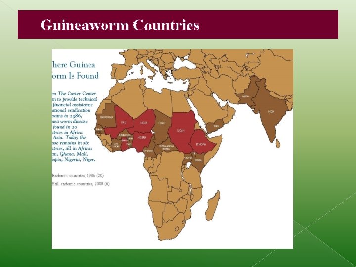 Guineaworm Countries 