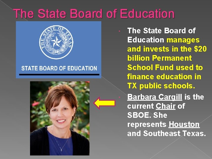The State Board of Education manages and invests in the $20 billion Permanent School