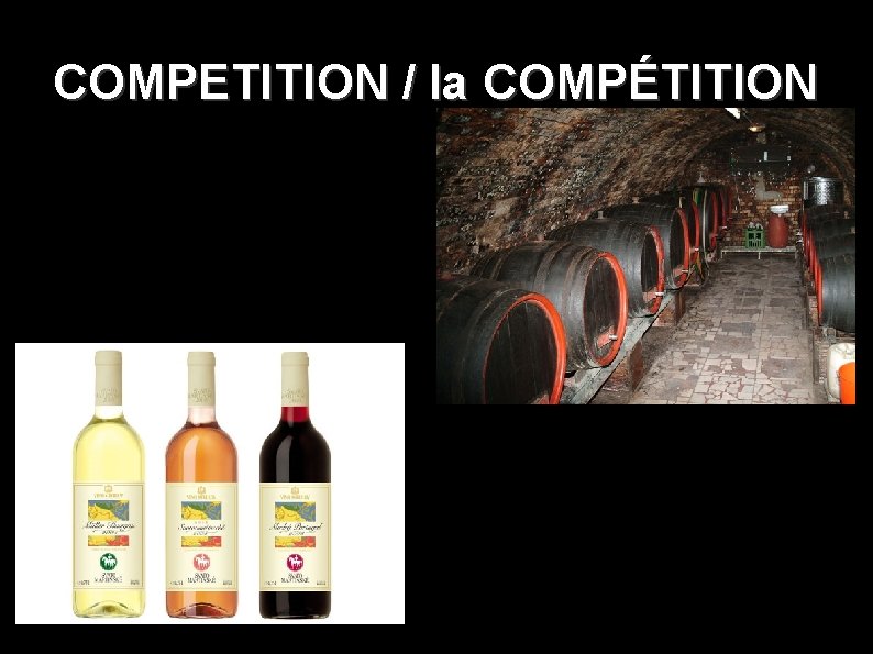 COMPETITION / la COMPÉTITION 