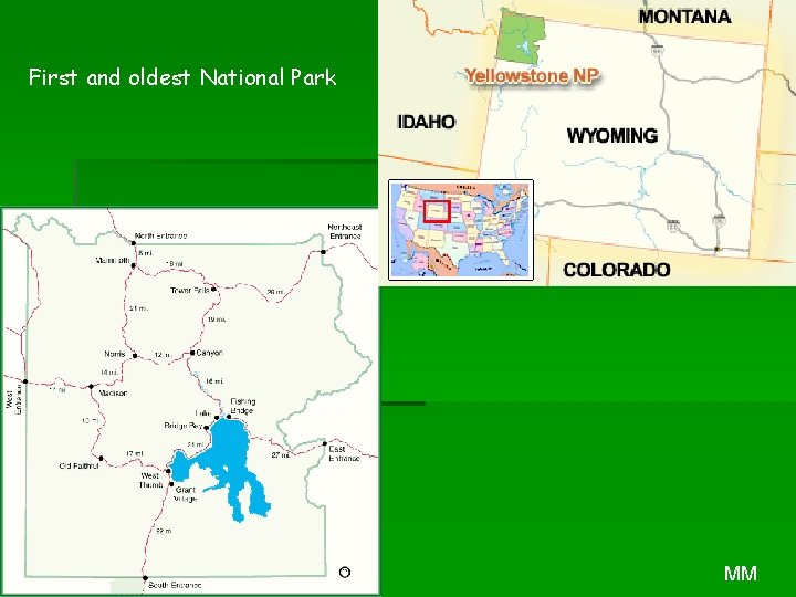 First and oldest National Park MM 