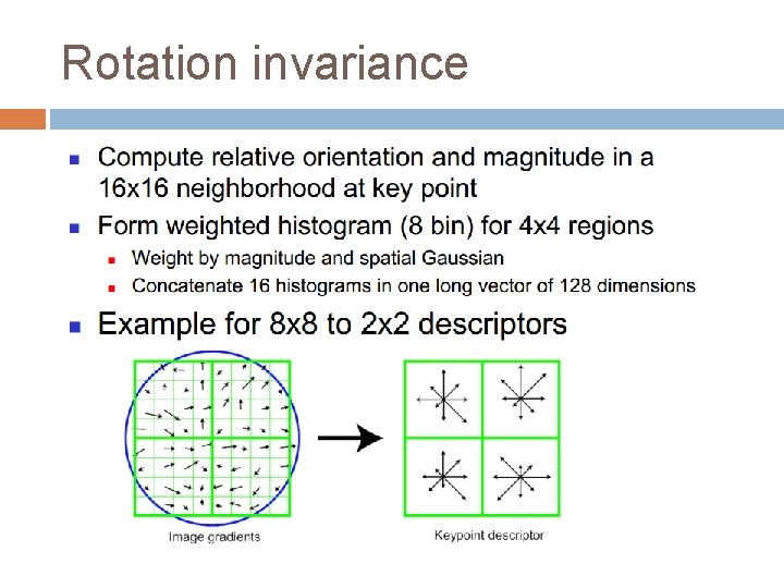 Rotation invariance 