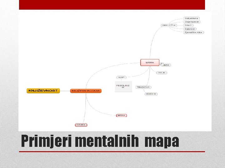 Primjeri mentalnih mapa 