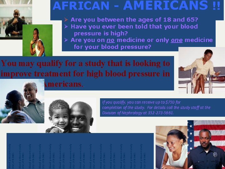 Blood pressure study 352 -273 -5661 Blood pressure study 352 -273 -5661 Blood pressure