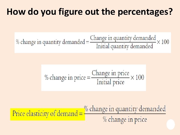 How do you figure out the percentages? 