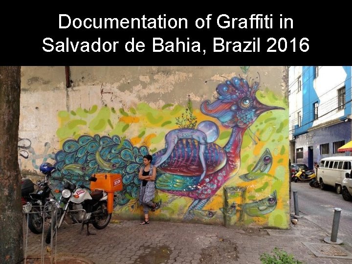 Documentation of Graffiti in Salvador de Bahia, Brazil 2016 