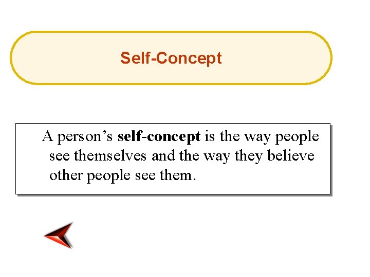 Self-Concept A person’s self-concept is the way people see themselves and the way they