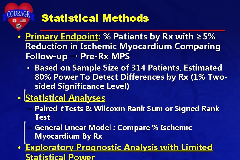 Statistical Methods • Primary Endpoint: % Patients by Rx with ≥ 5% Reduction in Statistical Methods • Primary Endpoint: % Patients by Rx with ≥ 5% Reduction in