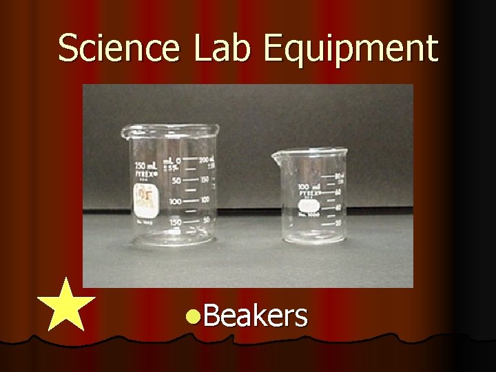 Science Lab Equipment l. Beakers 