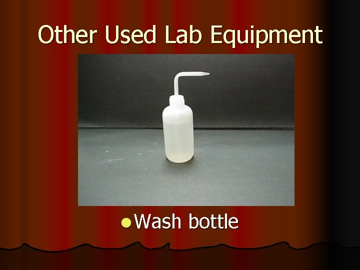 Other Used Lab Equipment l Wash bottle 