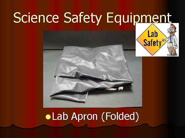 Science Safety Equipment l Lab Apron (Folded) 