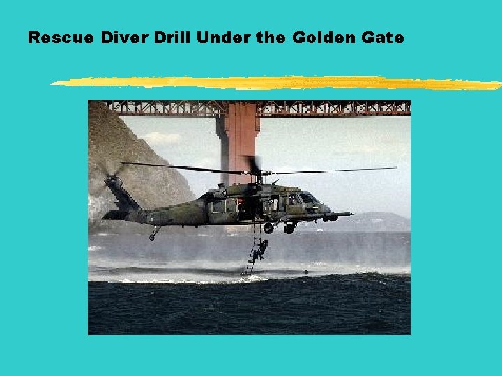 Rescue Diver Drill Under the Golden Gate 