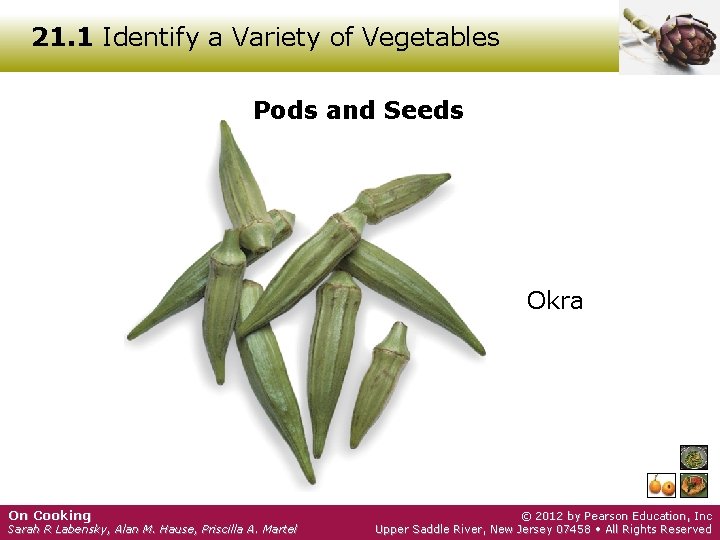 21. 1 Identify a Variety of Vegetables Pods and Seeds Okra On Cooking Sarah