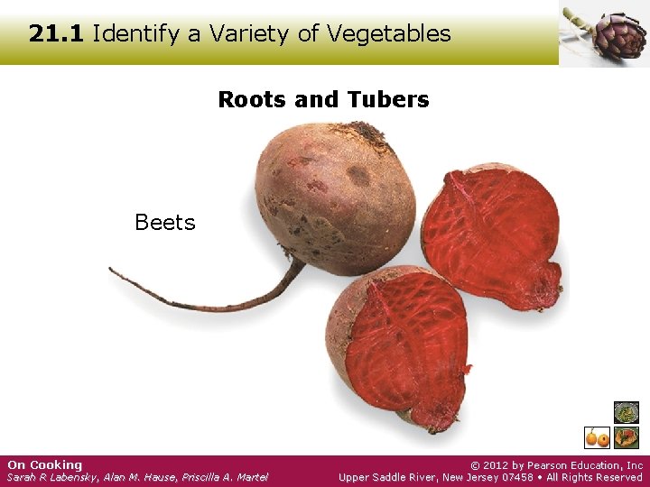 21. 1 Identify a Variety of Vegetables Roots and Tubers Beets On Cooking Sarah