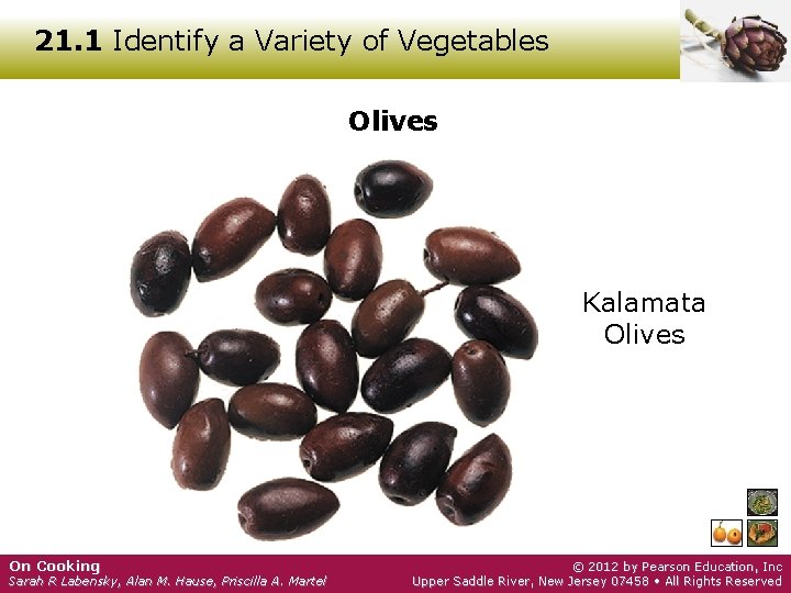 21. 1 Identify a Variety of Vegetables Olives Kalamata Olives On Cooking Sarah R