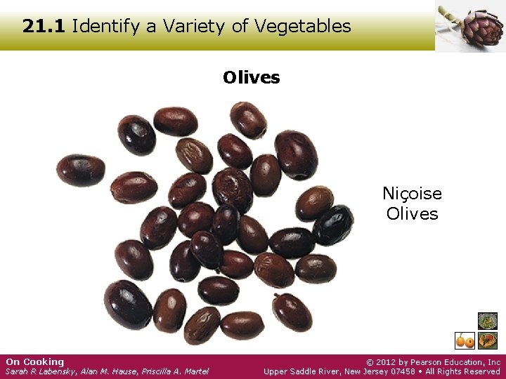 21. 1 Identify a Variety of Vegetables Olives Niçoise Olives On Cooking Sarah R