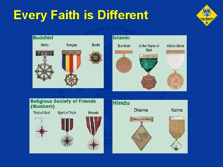 Every Faith is Different 