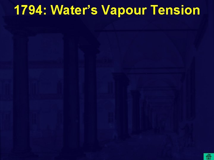 1794: Water’s Vapour Tension 