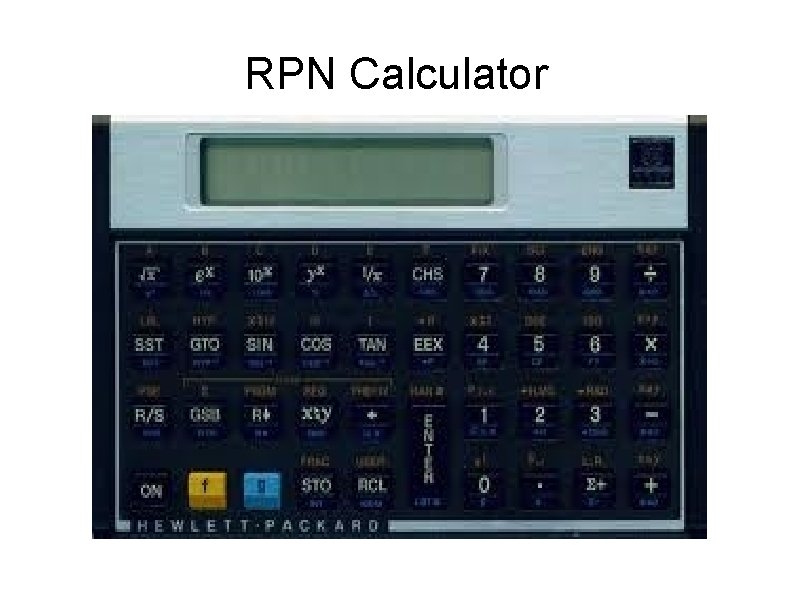 RPN Calculator 