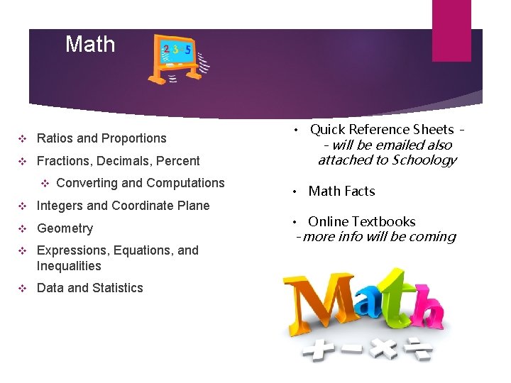 Math v Ratios and Proportions v Fractions, Decimals, Percent v Converting and Computations v