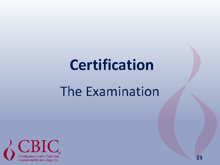 Certification The Examination 25 