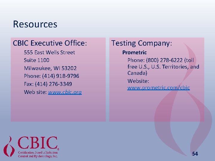 Resources CBIC Executive Office: 555 East Wells Street Suite 1100 Milwaukee, WI 53202 Phone: