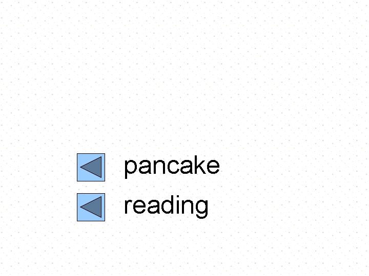 pancake reading 