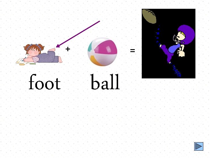 + foot = ball 