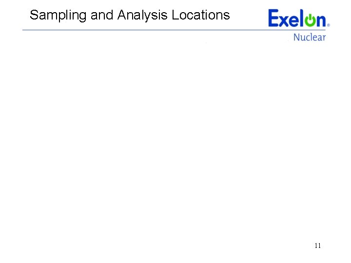 Sampling and Analysis Locations 11 