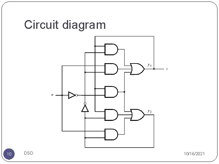 Circuit diagram 10 DSD 10/16/2021 Circuit diagram 10 DSD 10/16/2021