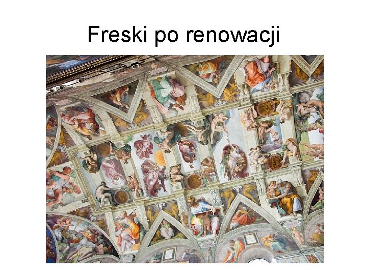 Freski po renowacji 
