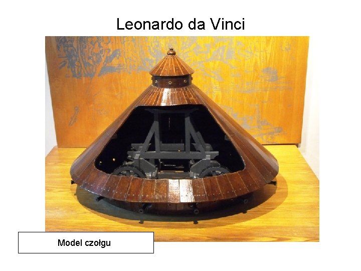 Leonardo da Vinci Model czołgu 