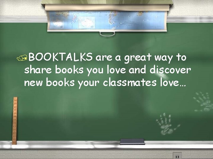 /BOOKTALKS are a great way to share books you love and discover new books