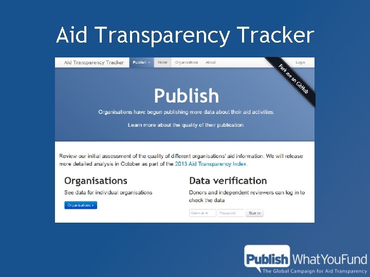 Aid Transparency Tracker 