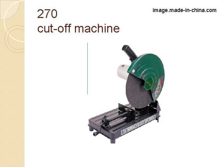 270 cut-off machine image. made-in-china. com 