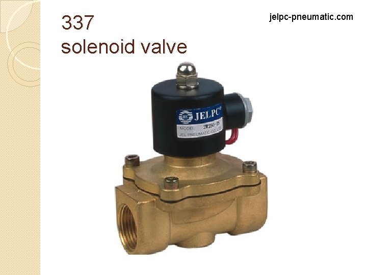 337 solenoid valve jelpc-pneumatic. com 
