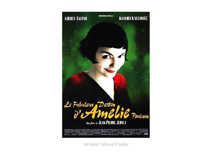 “Amelie” Movie Poster “Amelie” Movie Poster