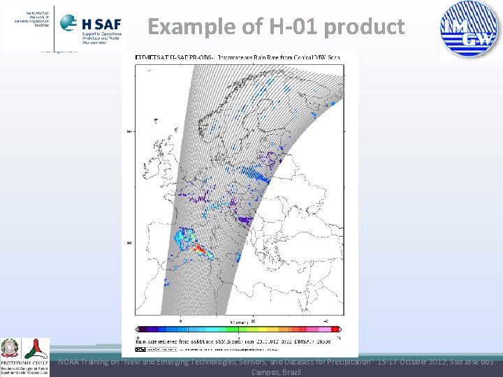 Example of H-01 product NOAA Training on “New and Emerging Technologies, Sensors, and Datasets