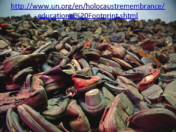 http: //www. un. org/en/holocaustremembrance/ educational%20 Footprint. shtml 