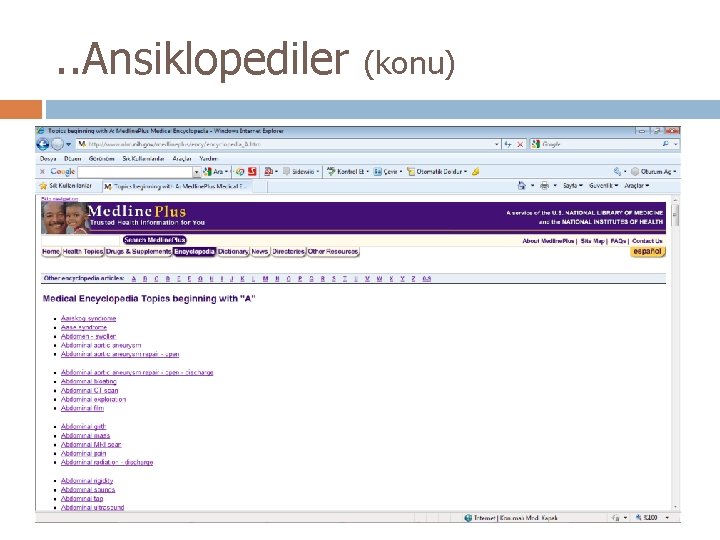 . . Ansiklopediler (konu) 