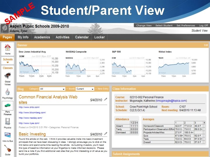 M A S E L P Student/Parent View 