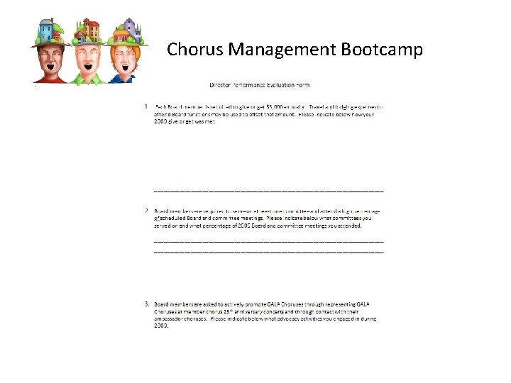 Chorus Management Bootcamp 