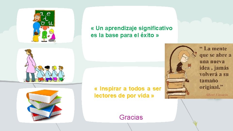  « Un aprendizaje significativo es la base para el éxito » « Inspirar