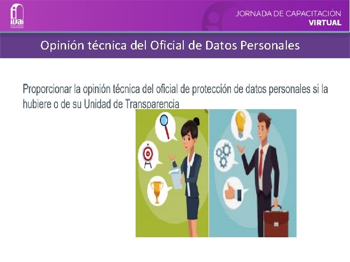 Opinión técnica del Oficial de Datos Personales 